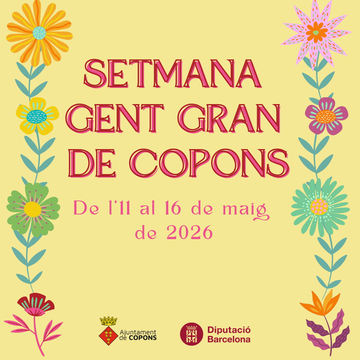 Copons celebra la Setmana de la Gent Gran amb activitats culturals i lúdiques
