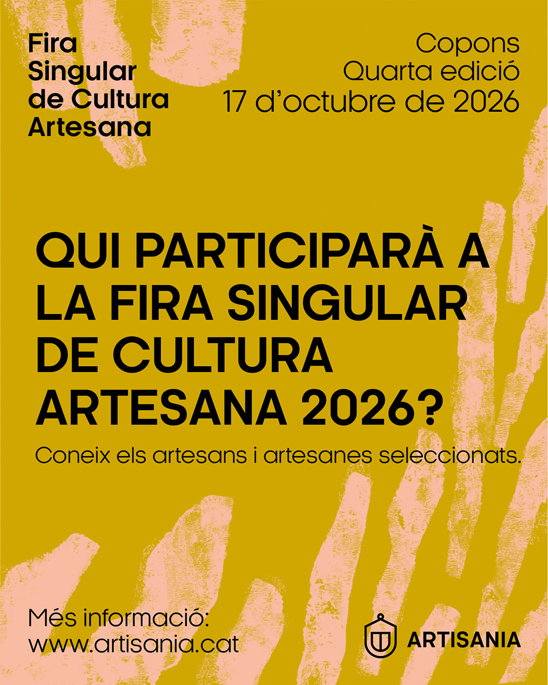 Seleccionats els artesans i artesanes que participaran a la Fira Singular de Cultura Artesana 2026