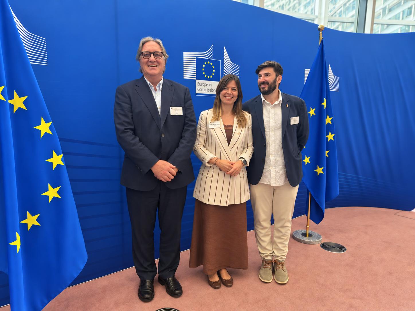 Els alcaldes de Copons i Rubió i l’alcaldessa dels Prats de Rei participen a Brussel·les en una estada formativa sobre la Unió Europea